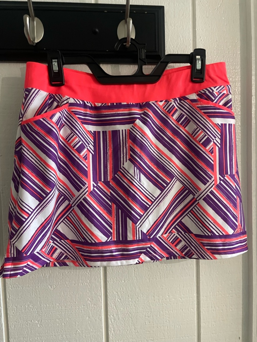 ADIDAS NWT Girl’s Purple & Orange Skort - XL